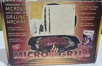 MICRO GRILL  As Seen On TV Microwaveable Grill Chicken Steak Fish New In Box.  • $19.95