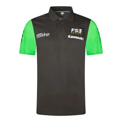 £46.99 • Buy Kawasaki British Superbikes FS3 Racing Team Polo Shirt