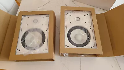 Monoprice 2-Way Architectural In-Wall Speakers - 6.5 Inch (Pair) - NO COVERS • $50