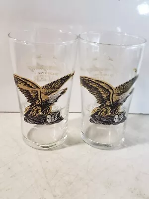 Pair Set Lot Of 2 Yuengling Traditional Tumbler Pint Glass Pilsner ROUND BOTTOM • $18.90