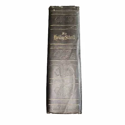 Die Bibel Heilige Schrift Dr Martin Luthers Vintage German Book • $50