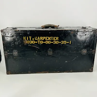 Military Carpenter Kit Tool Case - Pre WWII - Star Chest Chicago • $225