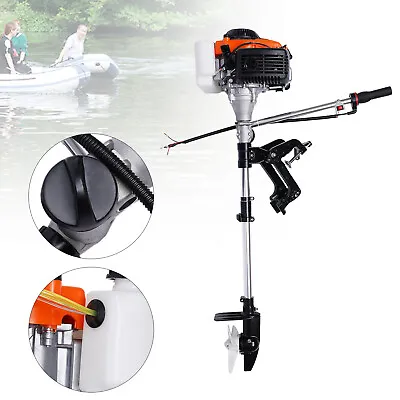 Outboard Fishing Boat Motor Engine For Inflatable Boat Kayak Canoe Sailboat 4HP • $292