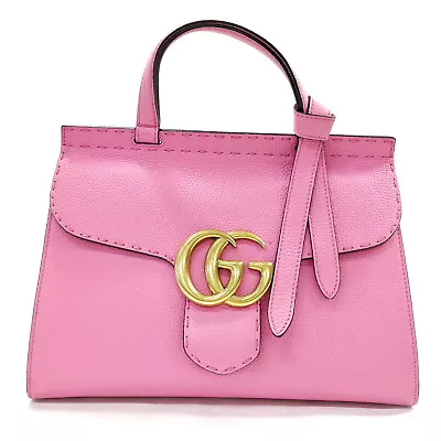 Gucci Hand Bag  Pink Leather 3549183 • $4.25