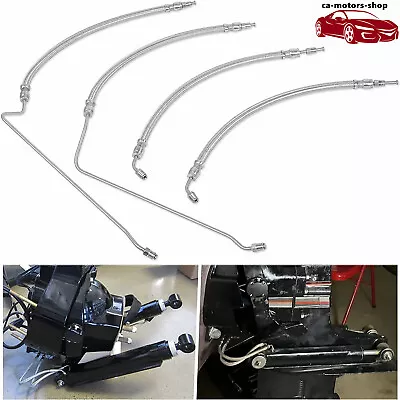 Trim/Tilt Hydraulic Ram Cylinder Hose Kit For Mercruiser Alpha I Gen II Bravo • $75.89