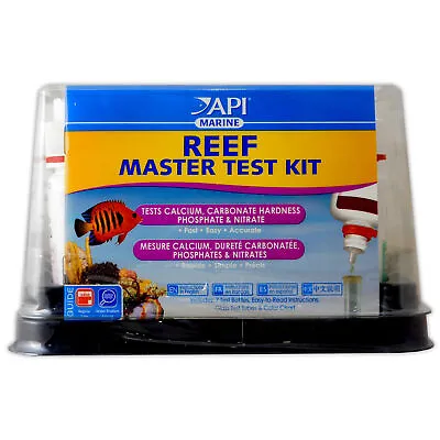 Api Reef Master Liquid Test Kit For Marine Coral Reef Aquarium Fish Tank • £29.99