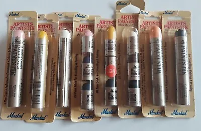 1993 Vintage Markal Artists Paintstiks Oil Paint Lot Of 14 Paintstiks NOS • $21.95