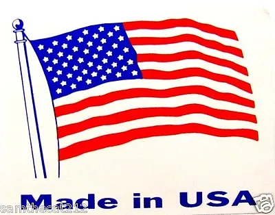 500  Made In America  Usa  Label Sticker 1.5  X 2  • $7.99