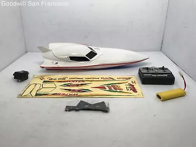 EP Racing Speed Boat White With Remote Control And Power Adapter • $19.99
