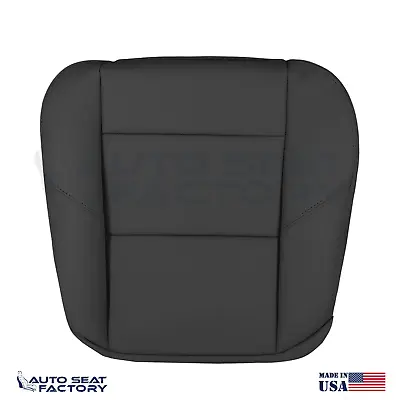 Fits 2007 - 2010 Volvo C70 Driver Bottom Black Synthetic Leather Seat Cover • $132.52