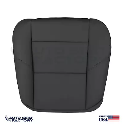 Fits 2007 - 2010 Volvo C70 Front PASSENGER Bottom Black Leather Seat Cover • $142.49