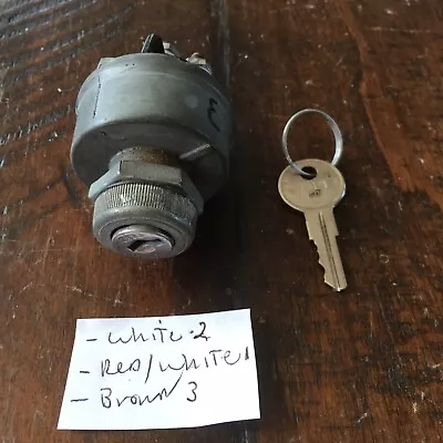 1964 To 1967 Mgb 3 Position Ignition Switch Cole USA Well Made Eyelet Connectors • $35