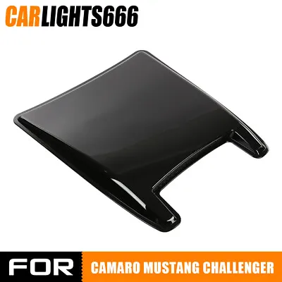 Fit For Camaro Mustang Challenger Sliverado 1500-3500 Black Paintable Hood Scoop • $49.96