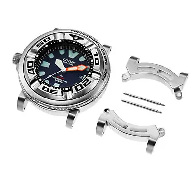 Silver Watch Body Adapters For Citizen Eco-Drive Promaster BJ8050-08E (24mm Lug) • $21.99