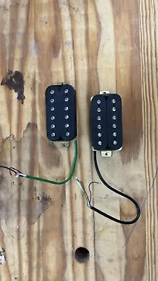 Ibanez Set Of 2 Quantum Humbucker Pickups Black Neck & Bridge Pair • $10