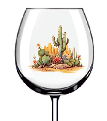 12x Halloween Cactus Tumbler Wine Glass Bottle Vinyl Sticker Decals U513 • £3.99