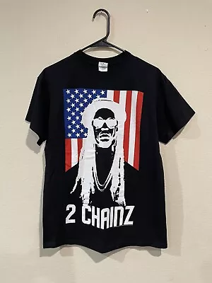 Vtg 2 Chainz 2012 Tour Concert T Shirt Mens Sz Medium Black Trap Rap Music Y2K • $22