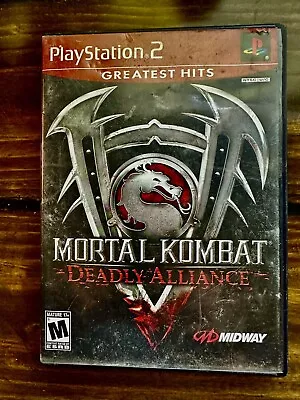 Mortal Kombat: Deadly Alliance PS2 Sony PlayStation 2 Complete Tested & Working! • $11.99