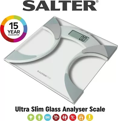 Salter GLASS Ultra Slim Analyser Scale • £19.80