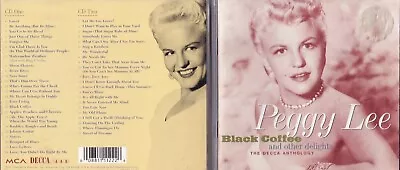 Peggy Lee 2cd (46 Tracks)- Black Coffee & Other Delights The Decca Anthology • $29.89