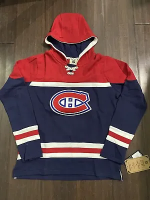 Montreal Canadiens NEW Laces Youth Large (14/16) Hooded Sweatshirt . NHL Hoodie • $33.69