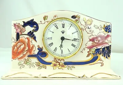 Vintage Mason's Ironstone China  Mandalay  Roman Clock - Hand Painted Quartz • £28.99
