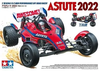 Tamiya 47482 1/10 RC 2WD Buggy TD2 Chassis Astute 2022 Pre-Painted Body Kit • $453.99