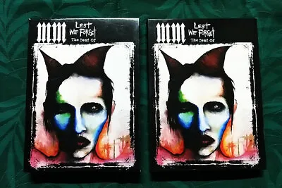 Marilyn Manson - Lest We Forget (2CD+DVD) Rare 2008 Korean Ltd Deluxe Edition • $63.13