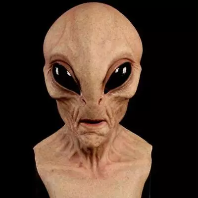 UFO ET Latex Mask Cosplay Prop Soft Emulsion Masks For Halloween Party • $27.08