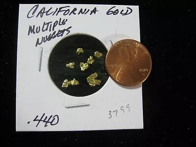 California Gold .440 Gram Multiple Nuggets Very High Purity • $41.99