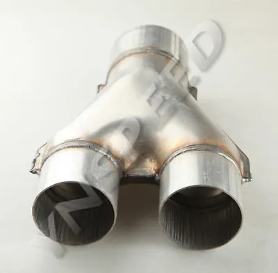 2  Dual To 2.5  2 1/2  Single Y-Pipe Aluminized Steel Y-Pipe • $39