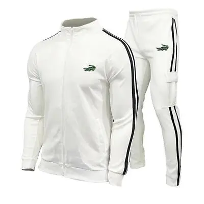 New Mens Sweat Track Suit Zip Up Comfy Joggers Pants Sportswear Gym Outdoor 2025 • $36.99