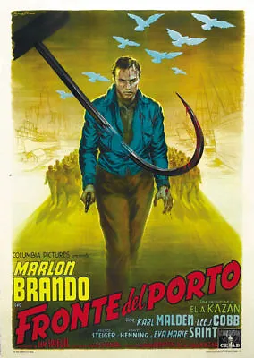 On The Waterfront Marlon Brando Vintage Movie Poster Print #7 • $6.49