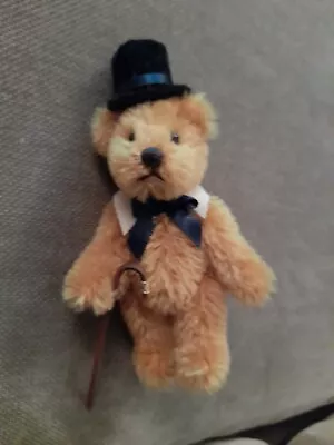 Miniature Teddy Bear 4 Inches Part Of The Teddy Bear Museum Collection • £15