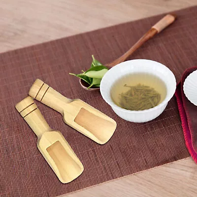 Wooden Scoop Natural Burr Free Wooden Washing Powder Scoop Practical • £2.89