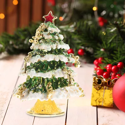 Metal Christmas Tree Jewelry Holder Display For Rings Earrings Necklaces-RP • £16.85