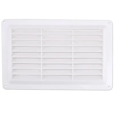 White LOUVRE AIR VENT 9  X 6  Ceiling Wall Air System Internal Brick Cover Plate • £6