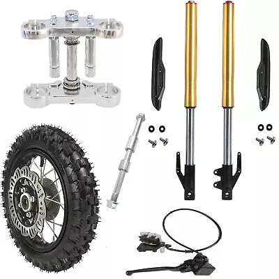 630mm Front Wheel Forks 45/48mm Triple Tire 2.50-10 Mini Pit Bike CRF 50cc 70SSR • $292.69