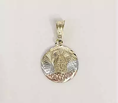 Gold Plated My Lady Virgin Mary Pendant Oro Laminado Virgen De Guadalupe Medalla • $8