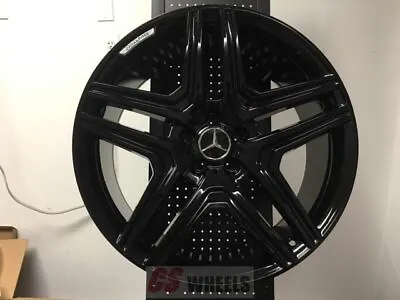 22  G63 Style Gloss Black Wheels Rims Fits Mercedes Benz G320 G500 G550 G55 • $1299.99
