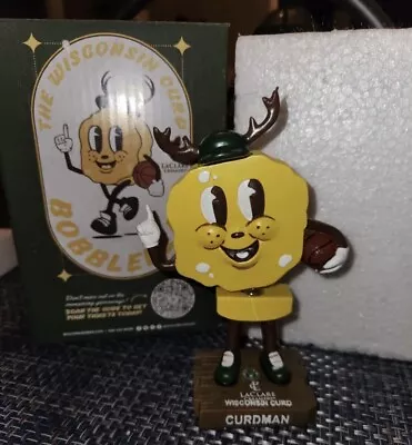 WISCONSIN HERD Curd Man Mascot BOBBLEHEAD MILWAUKEE BUCKS SGA 1/24/24 G League • $19.95