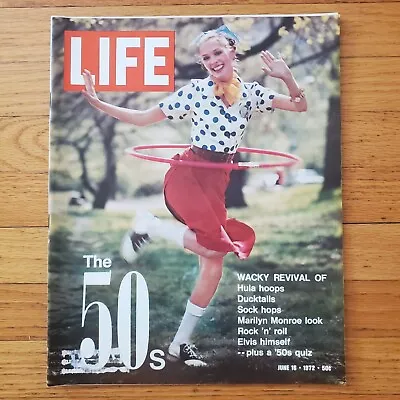 Life Magazine The 50s Marilyn Monroe Look Rock N Roll Elvis June 16 1972 NICE  • $11.21