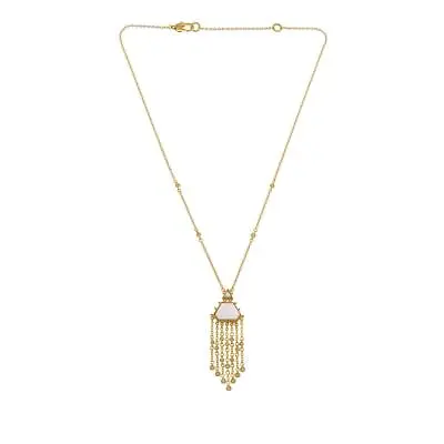 $63.99 • Buy Judith Ripka Mother-of-Pearl & Diamonique 18  Necklace