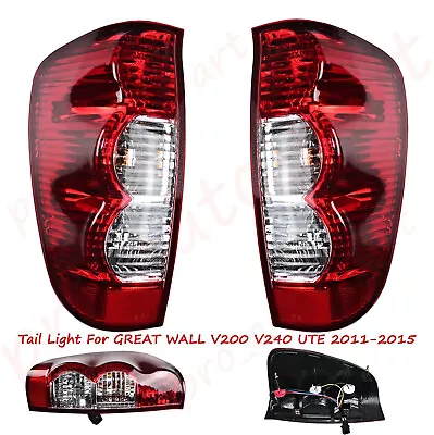 AU Pair LH+RH Tail Light Rear Lamp For GREAT WALL V200 V240 UTE 2011-2015 Wire • $101.99