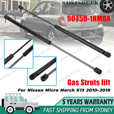 2x Gas Struts Lift Support For Nissan Micra Boot Hatch K13 2010-2018 90450-1HMOA • $22.69