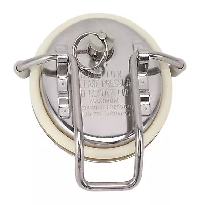 Stainless Steel Beer Keg Lid Soda Barrel Cover Carbonation Lid Homebrewing GS0 • $36.27