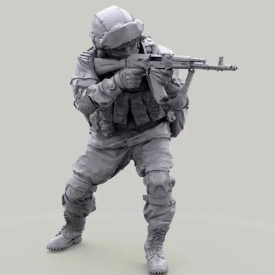 1/35 Die Cast Scale Resin Figure Model Kit Army Soldier In Modern Infant • $15.75