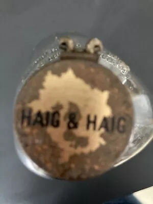 Haig & Haig  Pinch  Scotch Whisky Bottle Marked Scotland On Bottom- Three Sided • $9.99