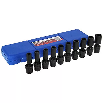 ABN Swivel Deep Impact Socket Set - 10pc 3/8in 6-Point Universal Socket Set • $53.01