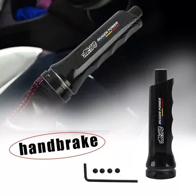 1PCS Mugen Carbon Fiber Aluminum Car Handle Hand Brake Sleeve Universal Fitment  • $15.88